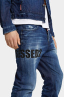 Jeans DSQUARED2,D2 Obsessed Dark Blue Wash 642 Jeans