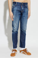 Jeans DSQUARED2, NAVY BLUE 'Slim Twst' jeans