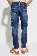 Jeans DSQUARED2, NAVY BLUE 'Slim Twst' jeans