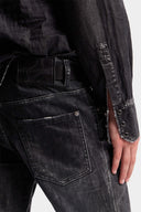 Jeans DSQUARED2, Black Wash Skater Jeans