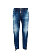 Jeans DSQUARED2,Medium Cloudy Biker Zips Jeans