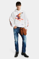 Jeans DSQUARED2,Medium Cloudy Biker Zips Jeans
