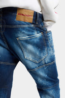 Jeans DSQUARED2,Medium Cloudy Biker Zips Jeans
