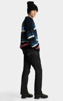 Jeans DSQUARED2, Aviator Biker Zips Jeans, Negru 4