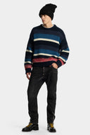 Jeans DSQUARED2, Aviator Biker Zips Jeans, Negru 2