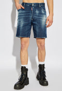 Pantaloni scurti DSQUARED2, NAVY BLUE Denim shorts