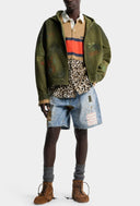 Bermude DSQUARED2, Medium Wash Boxer Shorts