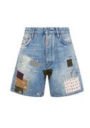 Bermude DSQUARED2, Medium Wash Boxer Shorts
