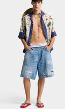 Bermude DSQUARED2, Light Wash Surfer Shorts