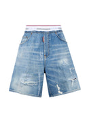 Bermude DSQUARED2, Light Wash Surfer Shorts