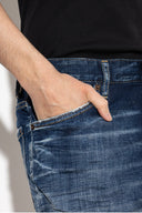 Bermude DSQUARED2, NAVY BLUE ‘Marine’ denim shorts