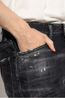 Bermude DSQUARED2,  BLACK ‘Marine’ denim shorts