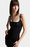 Rochie DSQUARED2, D2 Glove Dress, Negru