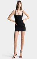Rochie DSQUARED2, D2 Glove Dress, Negru