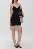Rochie DSQUARED2, with decorative side cut-outs, Negru