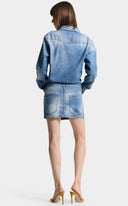 Rochie DSQUARED2, Light Wash Trucker Dress