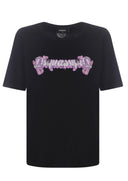 Tricou DSQUARED2, Pink Print with hearts, Negru