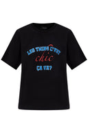 Tricou DSQUARED2, Chic Print, Black