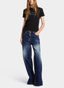 Tricou DSQUARED2, Wash Just Right Fit, Babes, Black