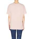 Tricou DSQUARED2, Textured Logo, Powder Pink