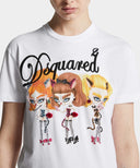 Tricou DSQUARED2,Just Right Fit Rhinestone T-shirt