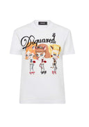 Tricou DSQUARED2,Just Right Fit Rhinestone T-shirt