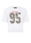 Tricou DSQUARED2, Wild2 Cropped Breezy Fit T-Shirt