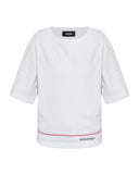 Tricou DSQUARED2, WHITE T-shirt with logo
