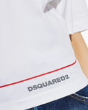 Tricou DSQUARED2, WHITE T-shirt with logo