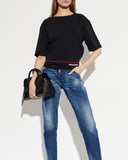 Tricou DSQUARED2,  BLACK T-shirt with logo