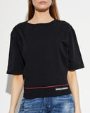 Tricou DSQUARED2,  BLACK T-shirt with logo