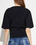 Tricou DSQUARED2,  BLACK T-shirt with logo