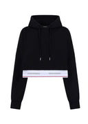 Hanorac DSQUARED2, Tape Elastic Onion Cropped Hoodie
