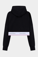 Hanorac DSQUARED2, Tape Elastic Onion Cropped Hoodie 2