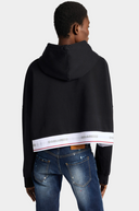Hanorac DSQUARED2, Tape Elastic Onion Cropped Hoodie 4