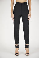 Pantaloni Dsquared2, Insertie incolora, Negru