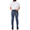 BLUGI DSQUARED2, Medium Waist, Classic, Albastru