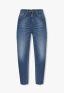 Blugi DSQUARED2, Light Blue, High Waist Twiggy