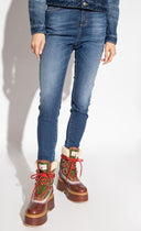 Blugi DSQUARED2, Light Blue, High Waist Twiggy