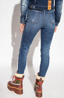 Blugi DSQUARED2, Light Blue, High Waist Twiggy