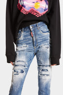 Blugi  DSQUARED2, High Waist Twiggy, S72LB0737S30789470