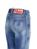 JEANS DSQUARED2,"Boston" jeans made of  stretch denim.
