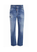 JEANS DSQUARED2,"Boston" jeans made of  stretch denim.