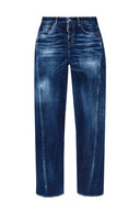 JEANS DSQUARED2,NAVY BLUE 'D2 Twisted' jeans