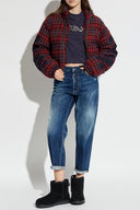 Jeans DSQUARED2, Navy blue Boston jeans, Logo insert