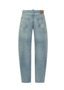 Jeans DSQUARED2, loose jeans, navy blue