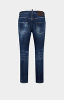 Blugi DSQUARED2, Dark Busted Rebel Teddy Jeans