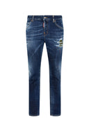 Blugi DSQUARED2, Dark Busted Rebel Teddy Jeans