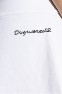 Pantaloni DSQUARED2, Printed Logo, Cotton, White