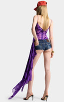 Pantaloni scurti DSQUARED2, Dark Busted Rebel Hot Pants